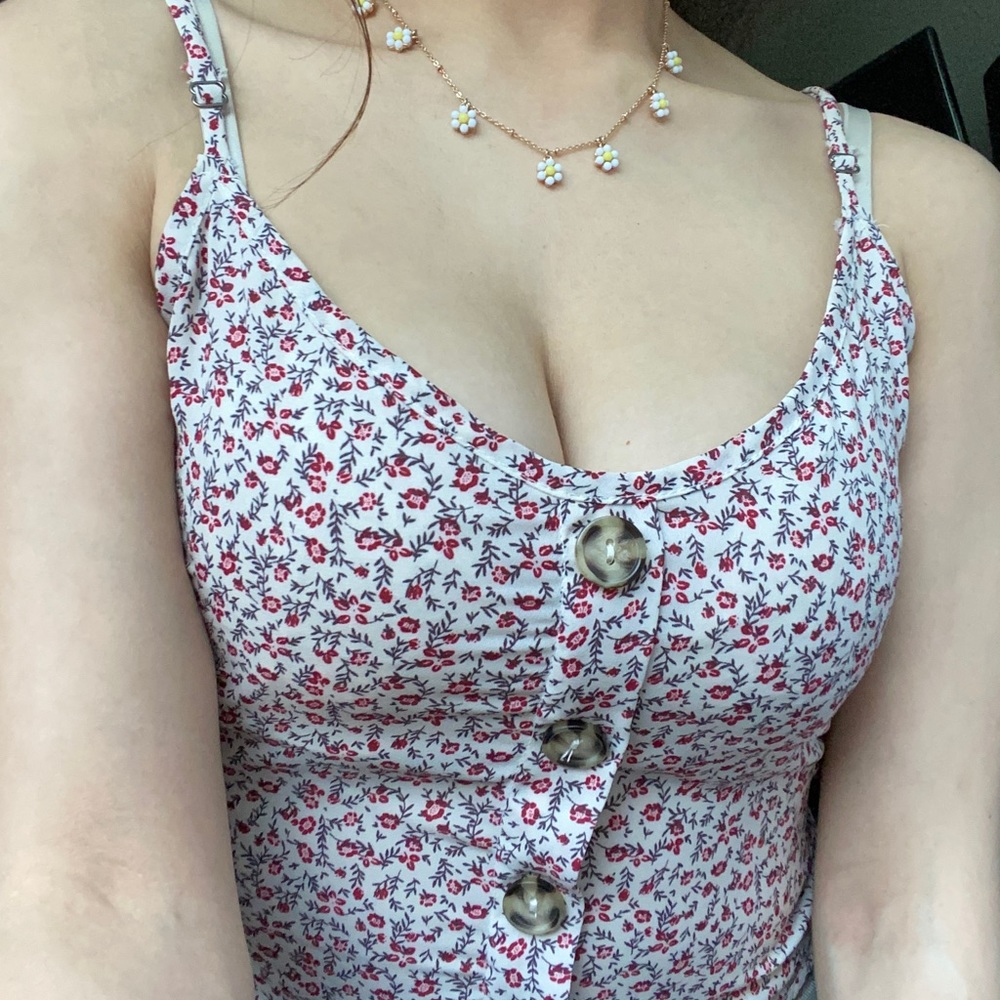 Floral tank top